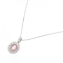 Dây chuyền Sapphire Padparadscha PT900/PT850 1.115CT - Hàng hiệu Chính hãng 856893