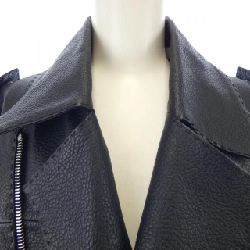 FENDI FPJ106 APRQ Áo khoác da biker - Hàng hiệu Chính hãng 894675