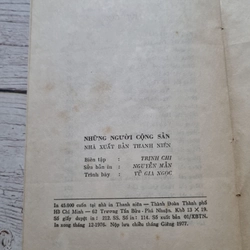 Những người cộng sản | nhà xuất bản Thanh niên 1977 322391