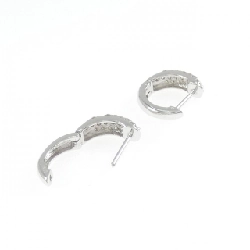 K18WG Pave Diamond Earrings 0.30CT - Hàng hiệu Authentic 864666