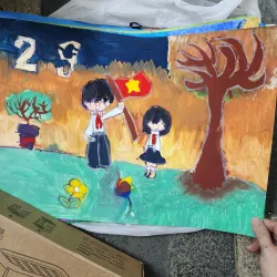 Combo 25 bức tranh vẽ acrylic về phong cảnh 799924