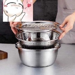 ‼️‼️BỘ RỔ NẠO INOX 3 in 1
