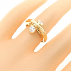 Nhẫn kim cương K18YG 0.47CT 669482