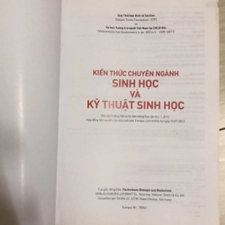 Chuyên ngành SINH HỌC & KỸ THUẬT SINH HỌC 335825