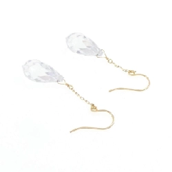 K18YG Bông tai Cubic - Hàng hiệu Chính hãng 876921