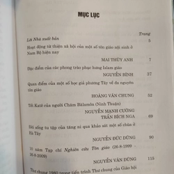 Nghiên cứu Tôn giáo, tín ngưỡng - Chặng đường dài 20 năm (1991 - 2011) 291685