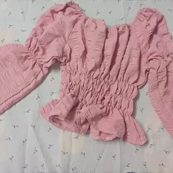 ÁO KIỂU NỮ TAY PHỒNG THẮT EO BÈO XINH 739893