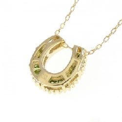 K18YG Mặt dây chuyền hình móng ngựa kim cương 0.32CT - Hàng hiệu Chính hãng 858017