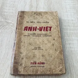 TỰ ĐIỂN TIÊU CHUẨN ANH - VIỆT 