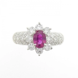 Nhẫn Ruby PT900 0.630CT - Hàng hiệu Chính hãng 855085