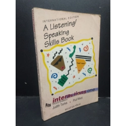 A listening/speaking skills book - Interactions one 2001 mới 60% ố vàng có viết HCM2504 chuyên môn ngoại ngữ 138147