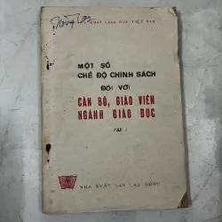 Một số chế độ chính sách đối với cán bộ giáo viên ngành giáo dục