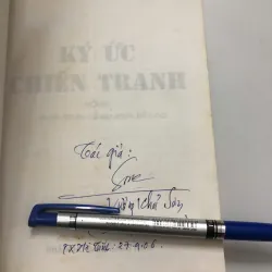 chữ ký tác giả - Ký Ức Chiến Tranh - Vương Khả Sơn (Có Chữ Ký Tác Giả) 762806