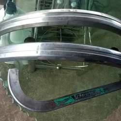 Đôi gác Đ bu + gác Đ xen xe đạp cổ xưa bằng inox 