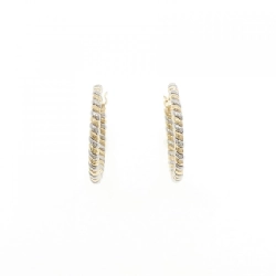 K18YG/PT900 Bông tai - Hàng hiệu Authentic 870808