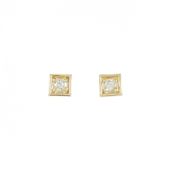 K18YG Bông tai kim cương 0.10CT - Hàng hiệu Chính hãng