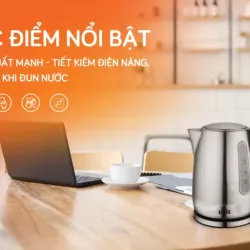 Ấm siêu tốc UNIE UE - 300 dung tích 1L, chất liệu inox304 an toàn 784321