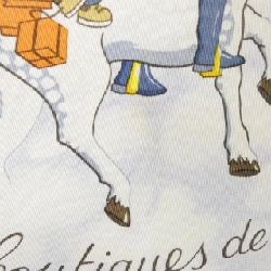 Khăn choàng HERMES LES TRIPLES - Hàng hiệu Authentic 807285