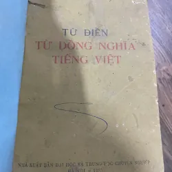 từ điển từ đòng nghĩa tiếng Việt - Phạm văn Tu- sách đóng bìa đẹp 597511