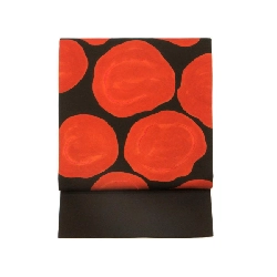 Đai Nagoya - Đai nhuộm Shioze với thêu Yuzen - Hàng hiệu Authentic