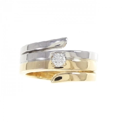 Nhẫn kim cương K18YG/PT900 0.13CT 669177