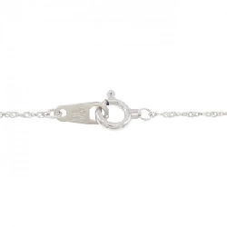 K18WG Hoa Kim Cương Dây Chuyền 0.08CT - Hàng hiệu Chính hãng 859019