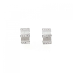 K18WG Bông tai kim cương 0.24CT - Hàng hiệu Chính hãng