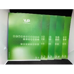 Combo 5 Cuốn Interactive English - Wordlist 3,1-3,5 - Anh Văn Hội Việt Mỹ, Mới 90% SBM2407