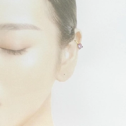 K18YG Bông tai Sapphire 0.64CT một bên - Hàng hiệu Chính hãng 874601