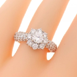 Nhẫn kim cương hoa PT900 0.396CT - Hàng hiệu Authentic 850451