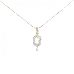 K18YG Đá Quý Dây Chuyền 3.31CT - Hàng hiệu Chính Hãng