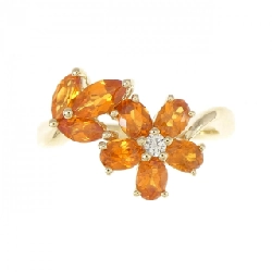 Nhẫn Garnet K18YG Hoa 1.41CT 668244