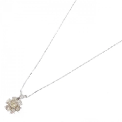 K18WG Hoa Nhẫn Kim Cương Dây Chuyền 1.02CT - Hàng hiệu Chính hãng 863541