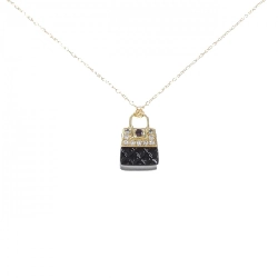 K18YG Đá màu Dây chuyền - Hàng hiệu Chính hãng