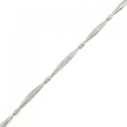 K14WG Vòng tay kim cương - Hàng hiệu Authentic