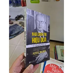 Nhà quản trị hiệu quả mới 100% Peter Drucker QUẢN TRỊ HCM2908 Blogmeo21025