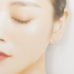 K14WG Bông tai Đá mặt trăng - Hàng hiệu Chính hãng 874831