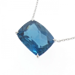K18WG Blue Topaz Necklace - Hàng hiệu Authentic 847165