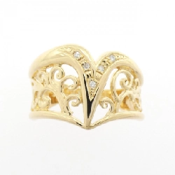 Nhẫn kim cương K18YG 0.03CT - Hàng hiệu Authentic 853843