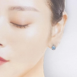 K10PG Blue Topaz Bông tai - Hàng hiệu Chính hãng 865109