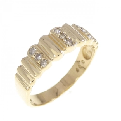 Nhẫn kim cương K18YG 0.09CT