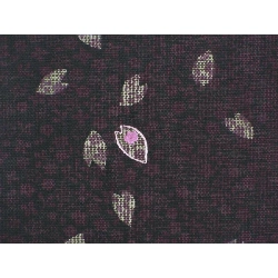 Tơ tằm vỏ sò Ryukyu tím thêu - Hàng hiệu Authentic 878534