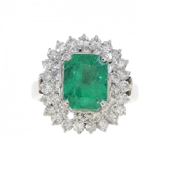 Nhẫn Emerald PT900 1.84CT - Hàng hiệu Chính hãng 853093