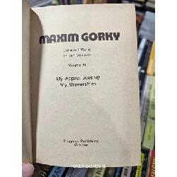 MY APPRENTICESHIP; MY UNIVERSITIES - MAXIM GORKY 191340