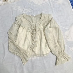 Áo tơ tay bồng dài 499895