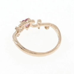 Nhẫn tourmaline K18PG hình trái tim 668533