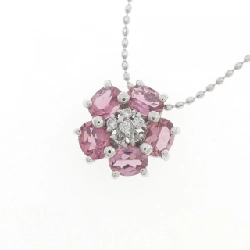 K18WG Hoa Tourmaline Dây Chuyền - Hàng hiệu Chính hãng 867189