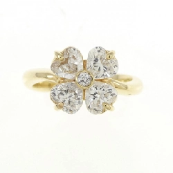 Nhẫn kim cương hoa K18YG 1.15CT 670761