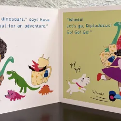 Board book Rosa Loves Dinosaurs (Bé Rosa mê khủng long)  797172