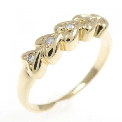 Nhẫn kim cương hình trái tim K18YG